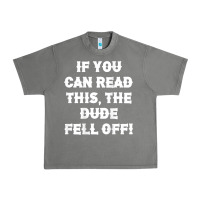 Tornado if you can read this the dude fell off funny biker moto gift t shirt Urban Heavy Tee - linhVisuals