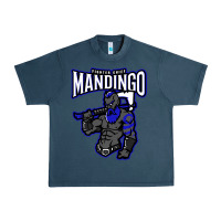 Midnight Navy mandingo fighter chief, liberian superhero, african ancestry premium t Urban Heavy Tee - linhVisuals