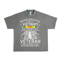 Tornado womens proud daughter of a vietnam veteran freedom isn't free v neck t Urban Heavy Tee - linhVisuals