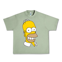 Oil Green the simpsons homer simpson face sweatshirt Urban Heavy Tee - linhVisuals