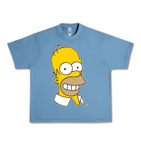 Pebble Blue the simpsons homer simpson face sweatshirt Urban Heavy Tee - linhVisuals