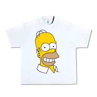 White the simpsons homer simpson face sweatshirt Urban Heavy Tee - linhVisuals