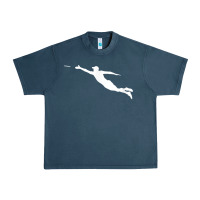Midnight Navy ultimate frisbee layout t shirt Urban Heavy Tee - linhVisuals