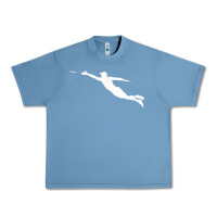 Pebble Blue ultimate frisbee layout t shirt Urban Heavy Tee - linhVisuals