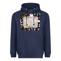 Navy cowhide frames backround 3 Heavyweight Hoodie - RanaPortraitStore