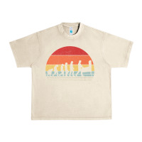 Sandshell vintage retro evolution of the pinball lover premium t shirt Urban Heavy Tee - linhVisuals