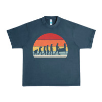 Midnight Navy vintage retro evolution of the pinball lover premium t shirt Urban Heavy Tee - linhVisuals