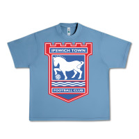 Pebble Blue the ipswich town Urban Heavy Tee - linhVisuals