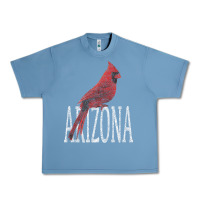 Pebble Blue black vintage cardinal red bird arizona az gifts premium t shirt Urban Heavy Tee - linhVisuals