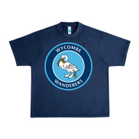 Navy the wycombe wanderers Urban Heavy Tee - linhVisuals
