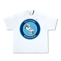 White the wycombe wanderers Urban Heavy Tee - linhVisuals