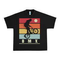 Black bmx vintage bike fans kids gift boys bmx pullover hoodie Urban Heavy Tee - linhVisuals