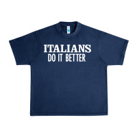 Navy italians do it better Urban Heavy Tee - linhVisuals