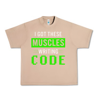 Burro funny programmer writing code muscles meme for computer geek Urban Heavy Tee - linhVisuals