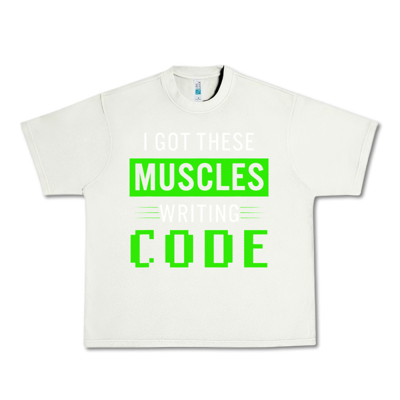 Funny Programmer Writing Code Muscles Meme For Computer Geek Urban Heavy Tee by linhVisuals | Teevron