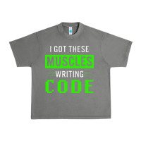 Tornado funny programmer writing code muscles meme for computer geek Urban Heavy Tee - linhVisuals