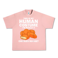 Salmon funny chicken nugget costume for kids fashion nugget foodie t shirt Urban Heavy Tee - linhVisuals