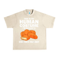 Sandshell funny chicken nugget costume for kids fashion nugget foodie t shirt Urban Heavy Tee - linhVisuals