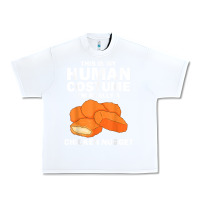 White funny chicken nugget costume for kids fashion nugget foodie t shirt Urban Heavy Tee - linhVisuals