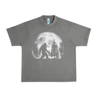 Tornado bigfoot in the forest hiding at night full moon trees nature t shirt Urban Heavy Tee - linhVisuals