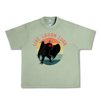 Oil Green mothman live laugh lurk Urban Heavy Tee - linhVisuals