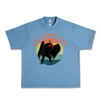 Pebble Blue mothman live laugh lurk Urban Heavy Tee - linhVisuals