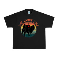 Black mothman live laugh lurk Urban Heavy Tee - linhVisuals