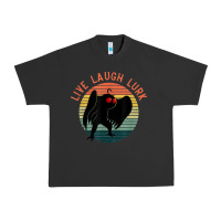 Pigment Black mothman live laugh lurk Urban Heavy Tee - linhVisuals