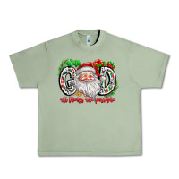 Oil Green with god all things are possible santa Urban Heavy Tee - CowhideDigitalArt