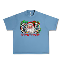 Pebble Blue with god all things are possible santa Urban Heavy Tee - CowhideDigitalArt