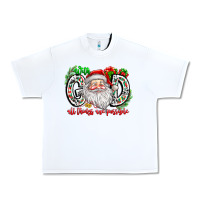 White with god all things are possible santa Urban Heavy Tee - CowhideDigitalArt