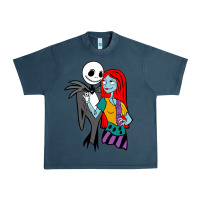 Midnight Navy jack  and sally Urban Heavy Tee - linhVisuals