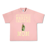 Salmon my favorite marine calls me mom Urban Heavy Tee - linhVisuals