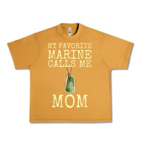 Peanut Butter my favorite marine calls me mom Urban Heavy Tee - linhVisuals