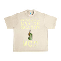 Sandshell my favorite marine calls me mom Urban Heavy Tee - linhVisuals