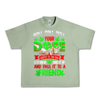 Oil Green funny weed pot lover roll joint friend smoking marijuana tank top Urban Heavy Tee - linhVisuals