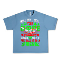 Pebble Blue funny weed pot lover roll joint friend smoking marijuana tank top Urban Heavy Tee - linhVisuals