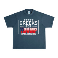 Midnight Navy greeks for trump conservative gift trump 2020 re election t shirt Urban Heavy Tee - linhVisuals