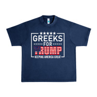 Navy greeks for trump conservative gift trump 2020 re election t shirt Urban Heavy Tee - linhVisuals