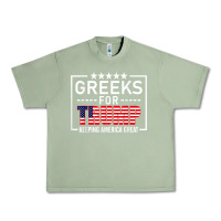 Oil Green greeks for trump conservative gift trump 2020 re election t shirt Urban Heavy Tee - linhVisuals