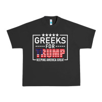 Pigment Black greeks for trump conservative gift trump 2020 re election t shirt Urban Heavy Tee - linhVisuals