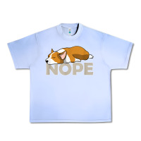 Grape Ice nope lazy corgi Urban Heavy Tee - linhVisuals