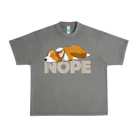 Tornado nope lazy corgi Urban Heavy Tee - linhVisuals