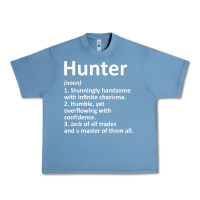 Pebble Blue hunter definition personalized name funny birthday gift idea t shirt Urban Heavy Tee - linhVisuals