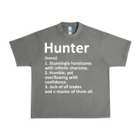 Hunter Definition Personalized Name Funny Birthday Gift Idea T Shirt Urban Heavy Tee | Teevron