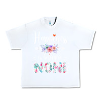 White happiness is being a noni ever women floral decor Urban Heavy Tee - linhVisuals