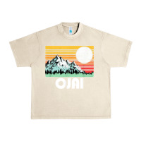 Sandshell ojai california mountains & sun retro 80s graphic Urban Heavy Tee - linhVisuals