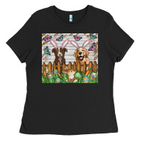 Easter Dog Ladies Tee | Teevron