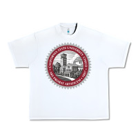 White csu chico seal Urban Heavy Tee - linhVisuals