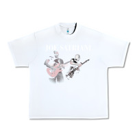White joe satriani guitar Urban Heavy Tee - linhVisuals